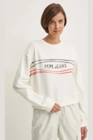 Pepe Jeans Mikina EDELINE dámská, barva, s potiskem, PL581444