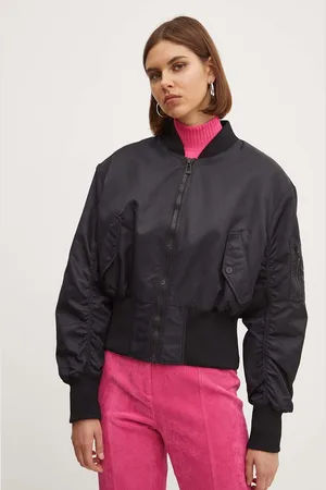 HUGO BOSS Bomber bunda barva, přechodná, oversize, 50517107