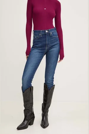 Tommy Hilfiger Džíny dámské, tmavomodrá barva, DW0DW19258