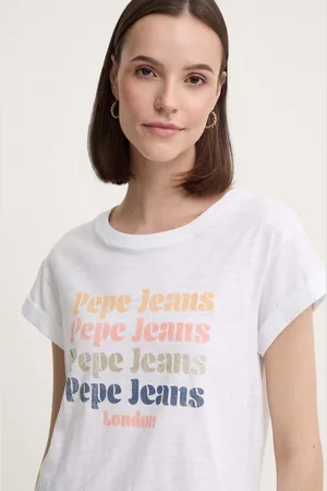 Pepe Jeans Bavlněné tričko EILEEN barva, PL505894