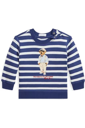 Ralph Lauren Kojenecká mikina tmavomodrá barva, vzorovaná, 320942220001