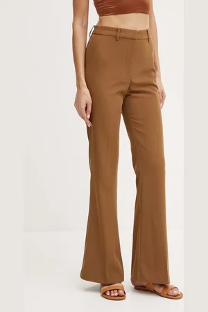 Bardot Kalhoty HALIFAX dámské, barva, zvony, high waist, 58902PB