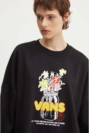 Vans Mikina dámská, barva, s potiskem, VN000KH8BLK1