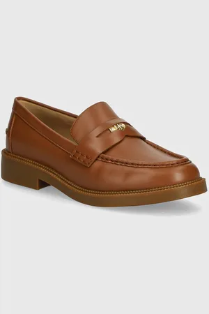 Michael Kors Kožené mokasíny Eden dámské, barva, na plochém podpatku, 40R4EDMP1L 230