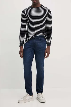 HUGO BOSS Džíny pánské, tmavomodrá barva, 50524018