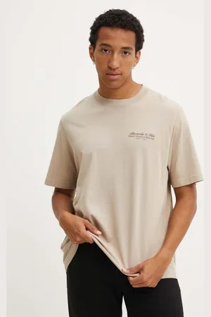 Abercrombie & Fitch Bavlněné tričko barva, s aplikací, KI123-4149