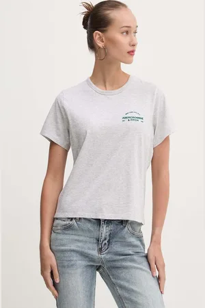 Abercrombie & Fitch Bavlněné tričko barva, KI157-4307