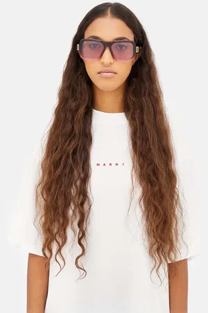 Marni Sluneční brýle Zamalek Faded Burgundy dámské, barva, EYMRN00054.004.LCS