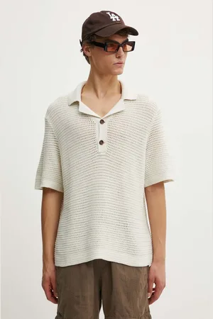 Abercrombie & Fitch Bavlněné polo tričko barva