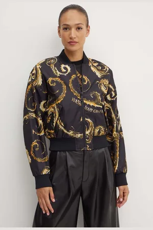 VERSACE Bomber bunda barva, přechodná, oversize, 77HAS408 CQD64
