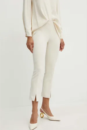 LIVIANA CONTI Kalhoty dámské, barva, jednoduché, high waist, F4WJ29