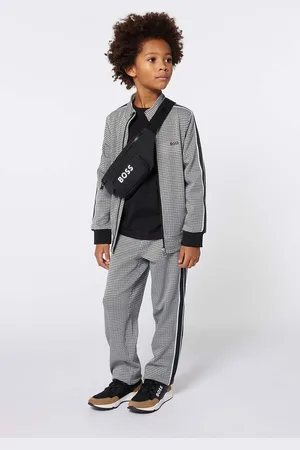 HUGO BOSS Dětská mikina barva, vzorovaná, J51126
