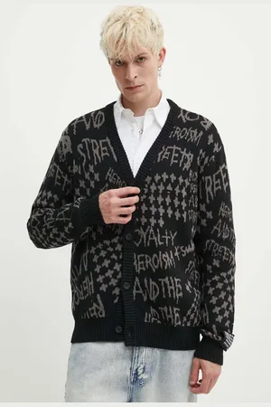 KSUBI Bavlněný kardigan heroism cardigan barva, MPS24KW005