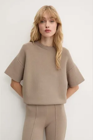 REMAIN Tričko Knit T-Shirt barva, 5018813001