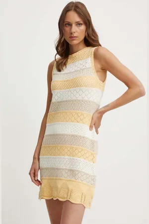 Pepe Jeans Bavlněné šaty INGRID DRESS mini, PL953574