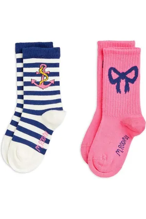 Mini Rodini Dětské ponožky 2-pack barva