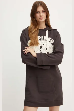 Pinko Bavlněné šaty barva, mini, oversize, 104110 A23X