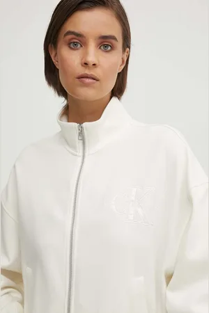 Calvin Klein Mikina dámská, barva, s aplikací, J20J223922