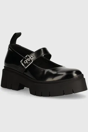 HUGO BOSS Polobotky Kris dámské, barva, na plochém podpatku, 50523242