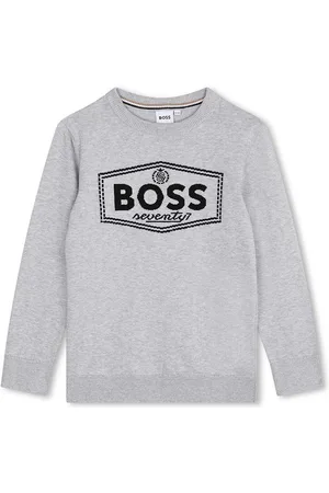 HUGO BOSS Dětský bavlněný svetr barva, J51182
