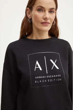 Armani Exchange Mikina dámská, barva, s potiskem, XW000006 AF10172