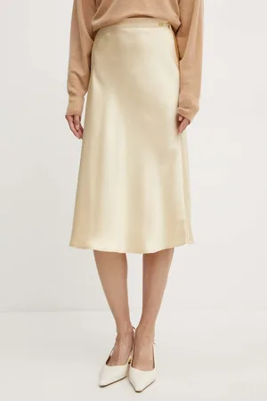Guess Sukně JOSETTE barva, midi, áčková, 4YGD03 7116A
