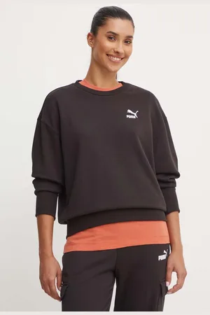 PUMA Bavlněná mikina BETTER CLASSIC dámská, barva, hladká, 624231