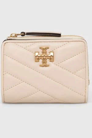 Tory Burch Kožená peněženka Kira Chevron Bi-Fold barva, 153121.122