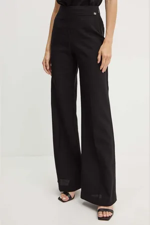 Guess Kalhoty DANIELLE dámské, barva, široké, high waist, 4YGB20 7144A