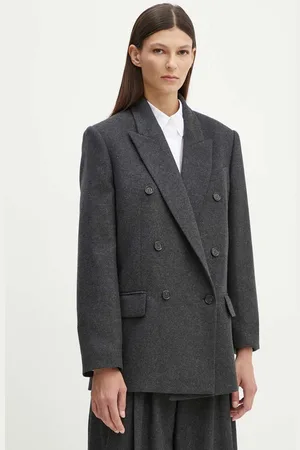 Iceberg Blazer s příměsí vlny barva, dvouřadový, L011 3068