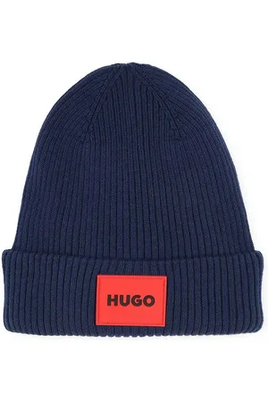 HUGO BOSS Dětská čepice tmavomodrá barva, G00259