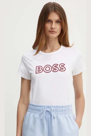 HUGO BOSS Bavlněné tričko barva, 50522209