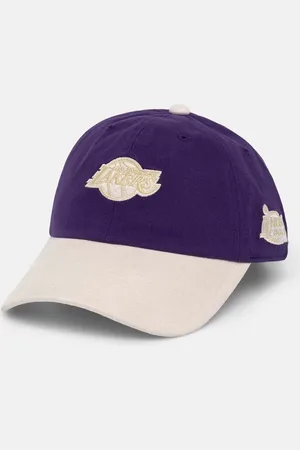 Mitchell & Ness Bavlněná baseballová čepice Los Angeles Lakers barva, HHSSINTL1430-LALPURP