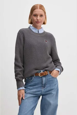 DKNY Bavlněný svetr barva, D2E4A119