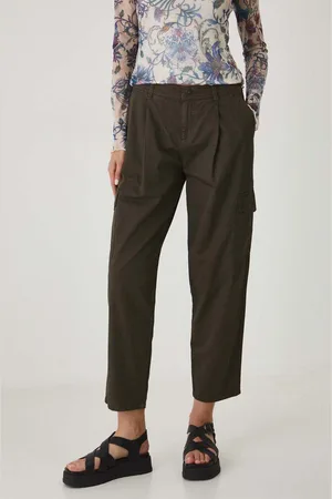 MEDICINE Kalhoty dámské, barva, kapsáče, medium waist