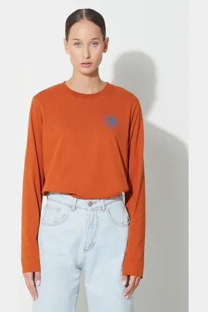 Fjällräven Bavlněné tričko s dlouhým rukávem 1960 Logo barva
