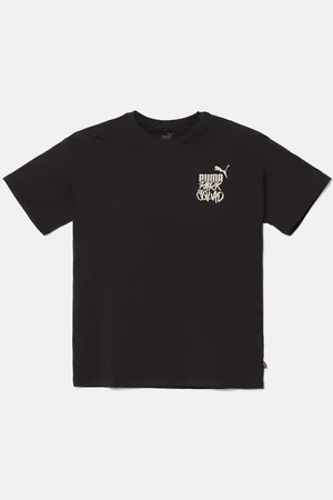 PUMA Dětské bavlněné tričko ESS+ MID 90sphic Tee barva, 681874