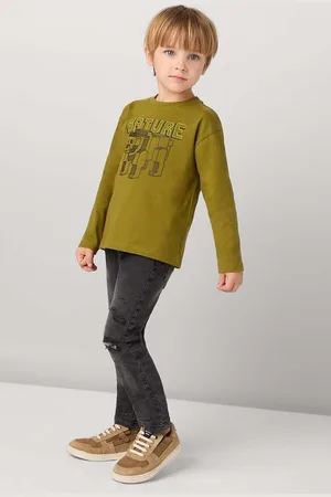 Mayoral Dětské rifle Joggery denim abraded 4538