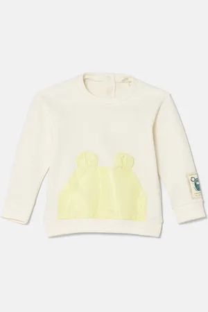 Benetton Kojenecká mikina barva, s aplikací, 32KNA1054