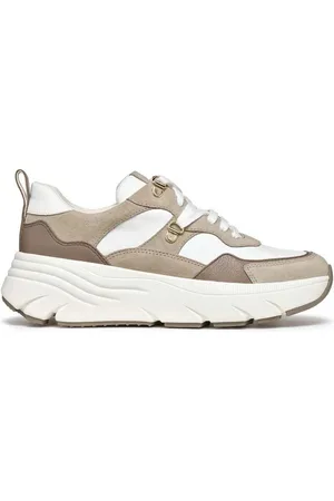 Geox Kožené sneakers boty D DIAMANTA barva, D36UFE 08522 C0118