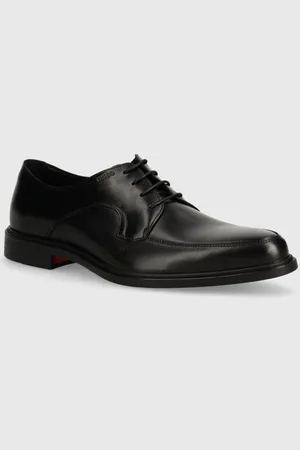 HUGO BOSS Kožené polobotky Kerr pánské, barva, 50522956