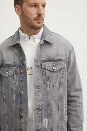 Pepe Jeans Džínová bunda RELAXED JACKET pánská, barva, přechodná, PM402972UI3