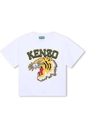 Kenzo Dětské bavlněné tričko barva, s potiskem, K60746