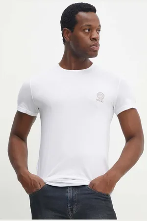 VERSACE Tričko 2-pack barva, s potiskem, AU10193 1A10011