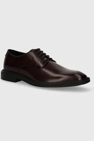 HUGO BOSS Kožené polobotky Gryff pánské, barva, 50522984