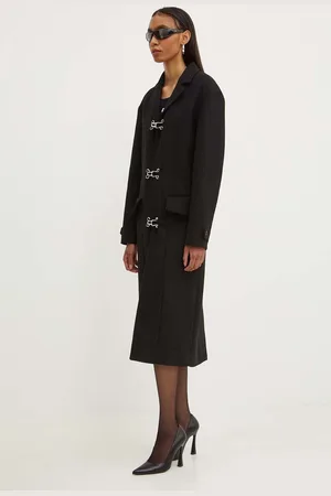 Moschino Vlněný kabát barva, přechodný, 0605.8220