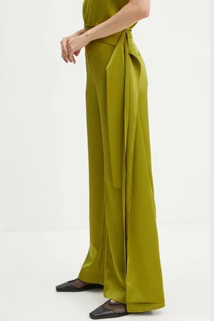 STINE GOYA Kalhoty dámské, barva, jednoduché, high waist, SG5861