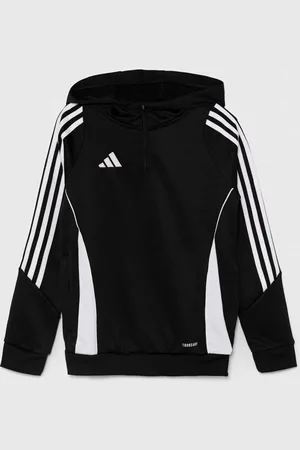 adidas Dětská mikina TIRO24 TRHOODY barva, s kapucí, s aplikací, IJ9960