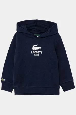 Lacoste Dětská bavlněná mikina barva, s potiskem, SJ3004