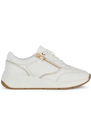Geox Kožené sneakers boty D CRISTAEL barva, D45MXE 00085 C1000
